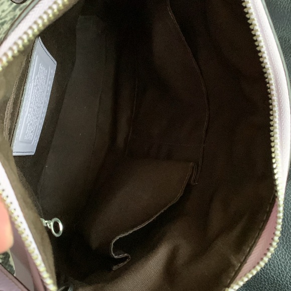 Coach Crossbody/Shoulder Leather Bag, Lavender Color - Picture 5 of 16